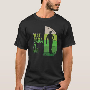 Camiseta Hombres Mejor Dada Por Par Retro Vintage Sunset Go