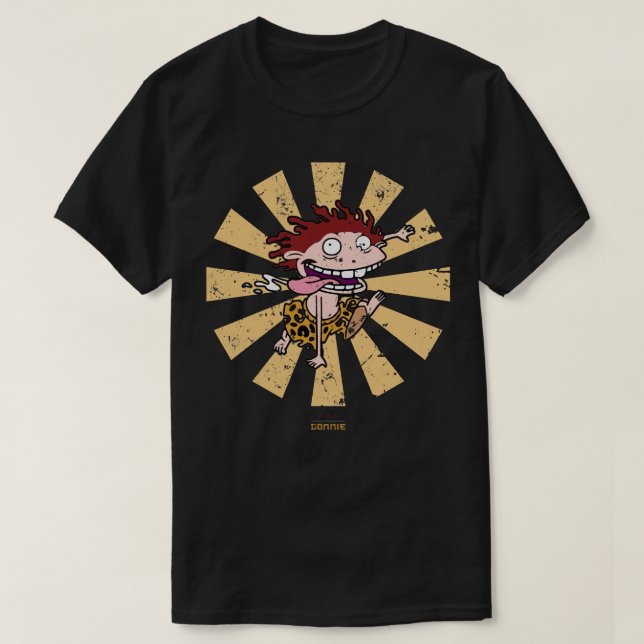 Camiseta Hombres Mejor Donnie Retro Japonés Wild Thornberry (Diseño del anverso)