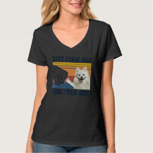 Camiseta Hombres Mejor Eskimo Estadounidense Papá Perro Jam