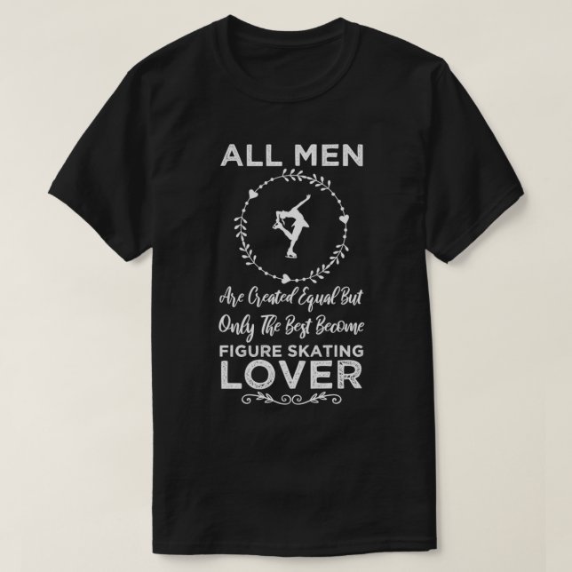 Camiseta Hombres Mejor Figura De Patinaje Amante Gracioso P (Diseño del anverso)