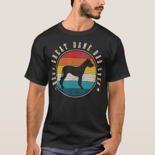 Camiseta Hombres Mejor Gran Dane Papá Nunca Divertido Perro