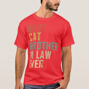Camiseta Hombres Mejor Hermano De Gato En Derecho Siempre F