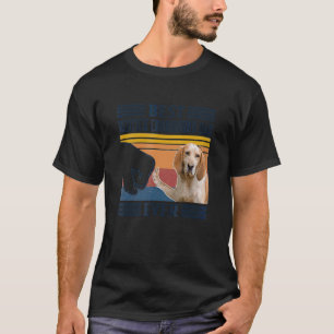 Camiseta Hombres Mejor Inglés Estadounidense Coonhound Dad 
