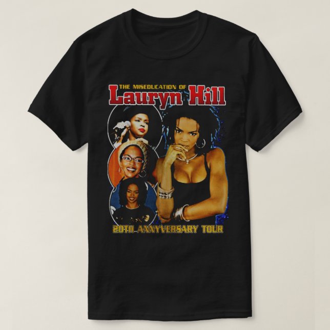 Camiseta Hombres Mejor Lauryn Great Hil Rapper Regalos Para (Diseño del anverso)
