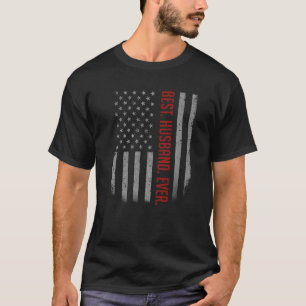 Camiseta Hombres Mejor Marido Que Nunca Bandera Estadounide