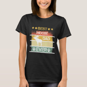 Camiseta Hombres Mejor Moose Dad