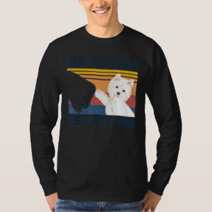Camiseta Hombres Mejor Oeste Altiplano Blanco Terrier Padre