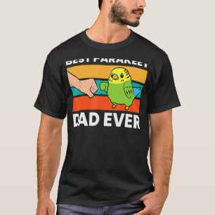 Camiseta Hombres Mejor Padre Budista Jamás Padre Parakeet F