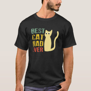 Camiseta Hombres Mejor Padre Gato Que Nunca Orgullosos Dueñ