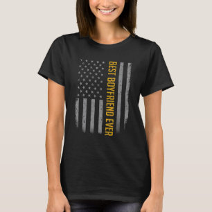 Camiseta Hombres Mejor Padrino Que Nunca Bandera Estadounid