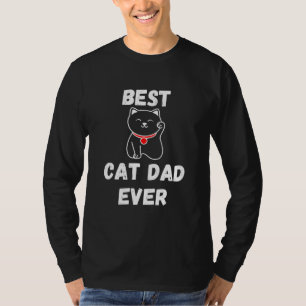 Camiseta Hombres Mejor Papá Gato Que Nunca Padres Ropa Por 