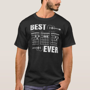 Camiseta Hombres Mejor Papá Hasta La Guitarra Guitariano Pa