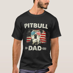 Camiseta Hombres Mejor Papá Pitbull De La Historia - Bander