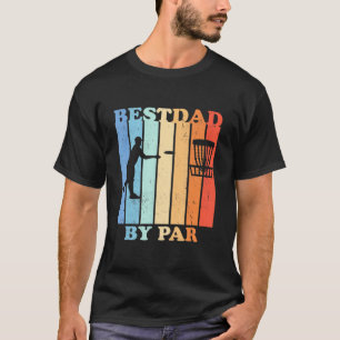 Camiseta Hombres Mejor Papá Por El Disco De Golf De Par Dis