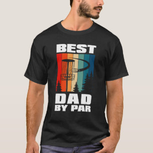 Camiseta Hombres Mejor Papá Por Golf De Disco Par