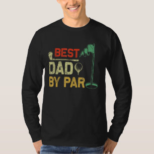 Camiseta Hombres Mejor Papá Por Par Golf Funny