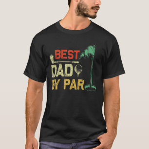 Camiseta Hombres Mejor Papá Por Par Golf Funny