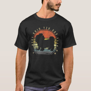Camiseta Hombres Mejor Papa Shih Tzu Nunca Papi Perro Lover