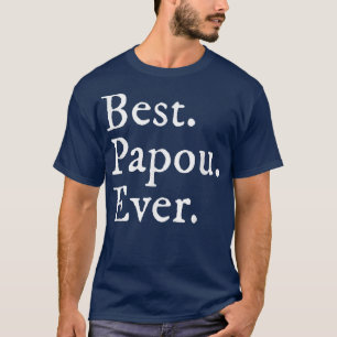 Camiseta Hombres Mejor Papou En Regalo Griego