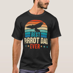 Camiseta Hombres Mejor Parrot Papá Nunca Ave Aves