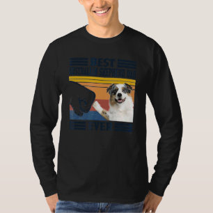Camiseta Hombres Mejor Pastor Australiano Papá Jamás Perro 