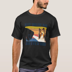 Camiseta Hombres Mejor Pastor De Shetland Sheltie Papá Perr