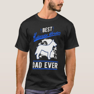 Camiseta Hombres Mejor Pastor Hollandse Papá Nunca Hollands