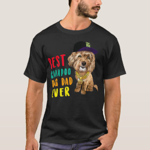 Camiseta Hombres Mejor Perro Cavapoo Padre Padres Día Hips