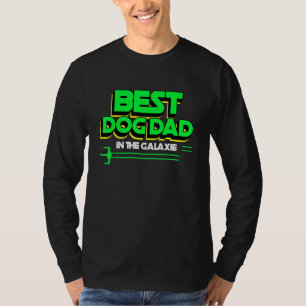 Camiseta Hombres Mejor Perro Papá En El Perro Galaxy