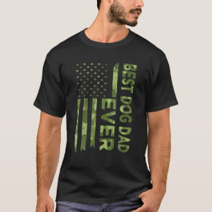 Camiseta Hombres mejor perro papá jamás campeón del día del