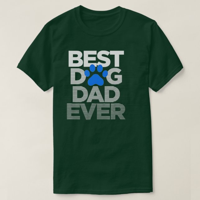 Camiseta Hombres Mejor Perro Papá Jamás Marido Padres Días  (Diseño del anverso)