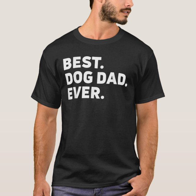 Camiseta Hombres Mejor Perro Papá Jamás Perro Diablos Temát (Anverso)