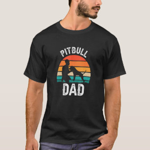 Camiseta Hombres Mejor Perro Pitbull Papá Nunca Pittie