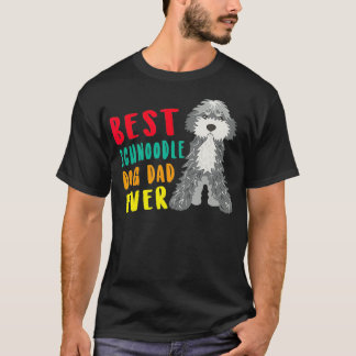 Camiseta Hombres Mejor Perro Schnoodle Papá Nunca Padre Día