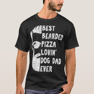 Camiseta Hombres Mejor Pizza De Caballo Perro Amante Papá N
