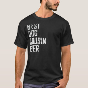 Camiseta Hombres Mejor Primo de Perro Día del Padre Vintage