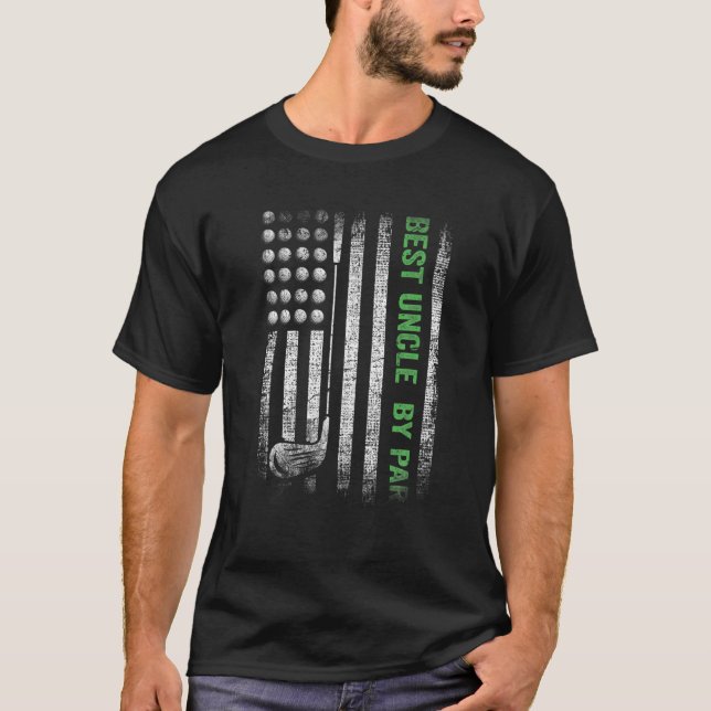 Camiseta Hombres Mejor Tío De Par Golf Lover Golfer (Anverso)