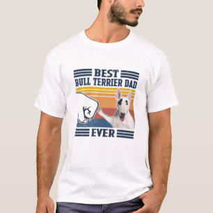 Camiseta Hombres Mejor Toro Terrier Papá Perro Funny Lover 