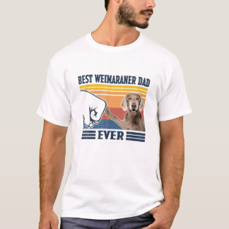 Camiseta Hombres Mejor Weimaraner Papá Nunca Funny Perro Lo