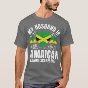 Camiseta Hombres Mi Esposo Es Patrimonio Del Orgullo Jamaiq