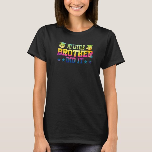Camiseta Hombres Mi Hermanito Lo Hizo Mayor 1 (Anverso)