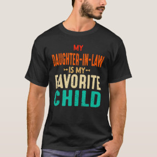 Camiseta Hombres Mi Hija En La Ley Es Mi Padre Favorito Da