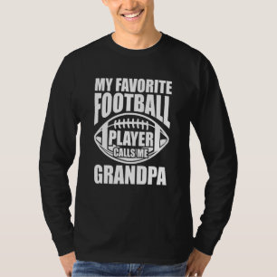 Camiseta Hombres Mi jugador de fútbol favorito me llama abu
