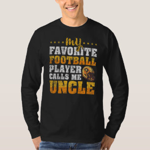 Camiseta Hombres Mi jugador favorito de fútbol me llama tío