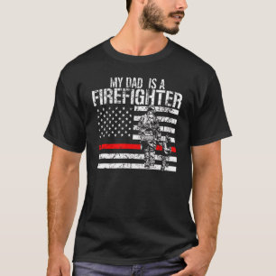 Camiseta Hombres, Mi Papá Es Bombero.
