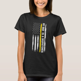 Camiseta Hombres Mi Papá Es Un Dispatcher Padre
