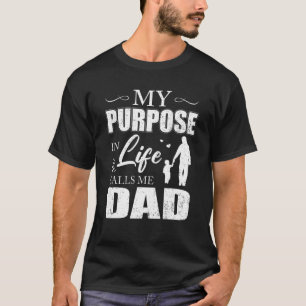 Camiseta Hombres Mi Propósito En La Vida Me Llama Papá Noel