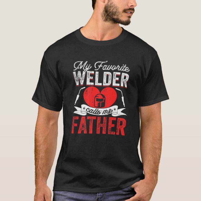 Camiseta Hombres, mi soldado favorito me llama padre soldan (Anverso)