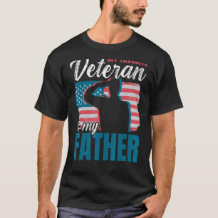 Camiseta Hombres Mi Veterano Favorito Es Mi Padre Hermandad