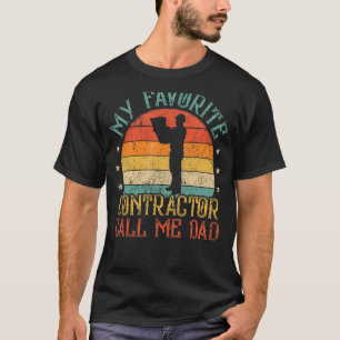 Camiseta Hombres, mis amigos contratistas favoritos me llam